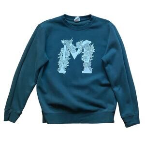 Morris & Co x H&M Men’s Size Small Crewneck Sweater Jumper Pullover Pine Green M